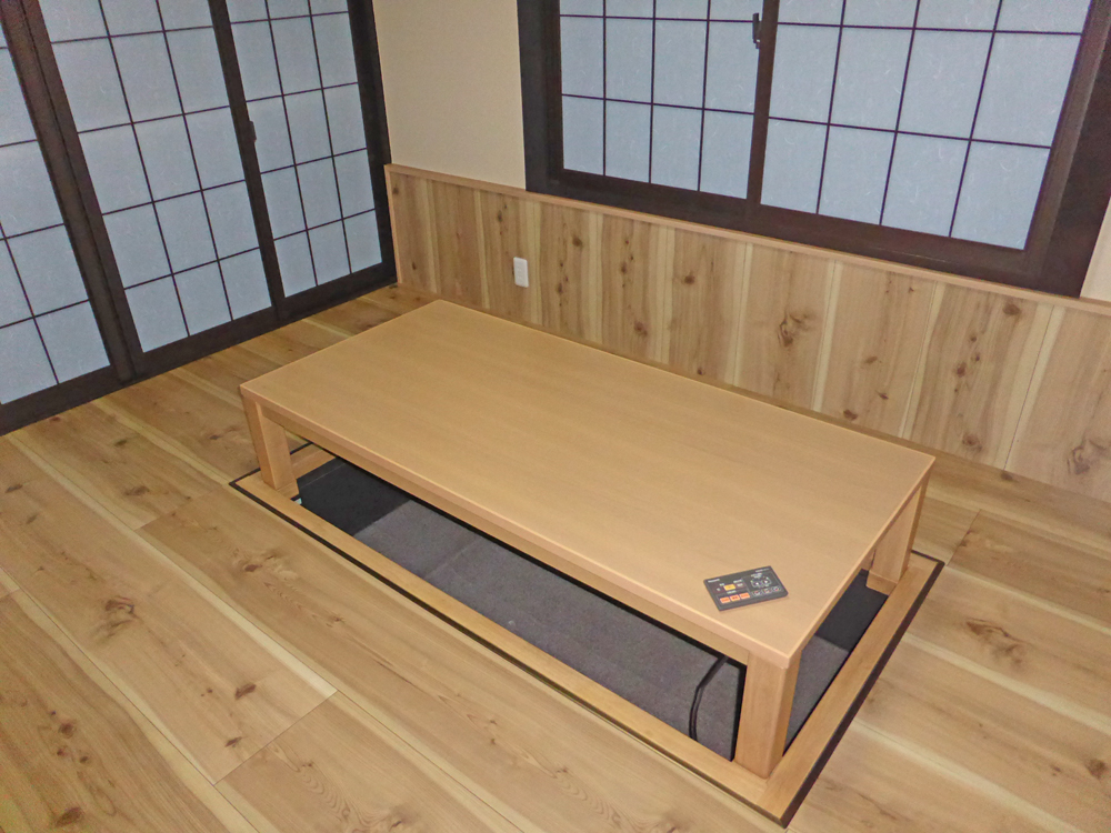 居酒屋風掘コタツリフォーム