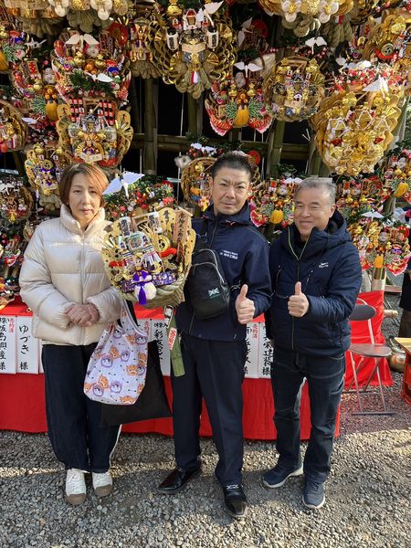 父の代から続く熊手